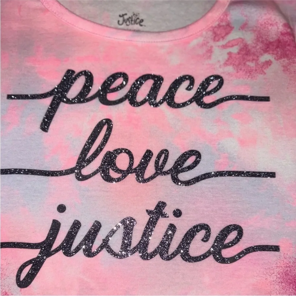Justice girls graphic